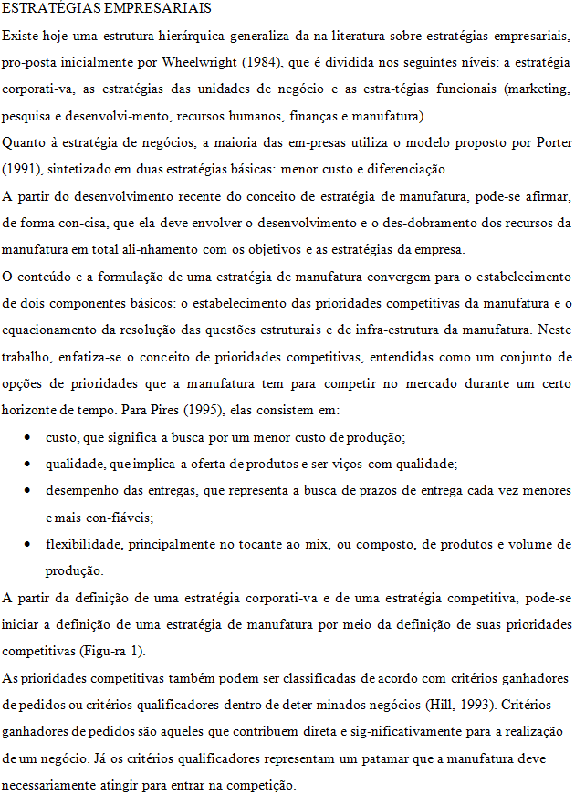 Texto Estratégia empresarial